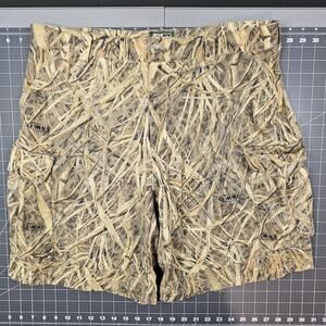 Macks Prairie Wings Shorts 38x10 Camo Cargo Killer Weed Baggy Loose Adjustable